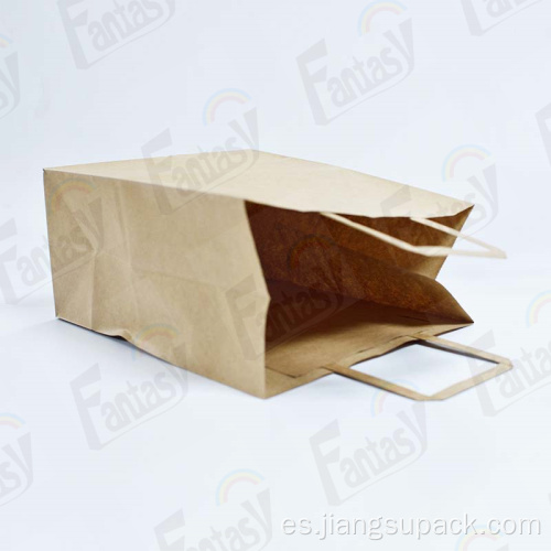 Bolso de compra Bolso de compras Bolsa de embalaje de papel Kraft